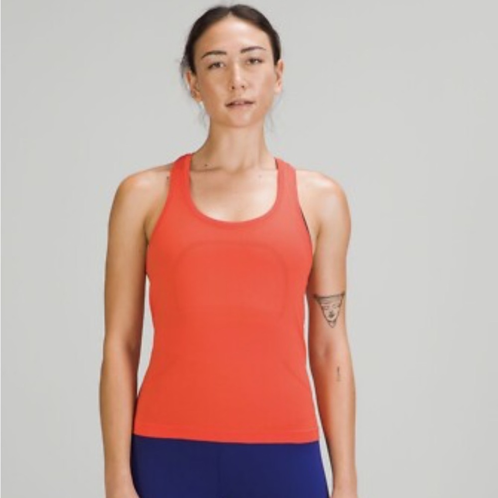 lululemon athletica Women's Orange Swiftly Tech Tank Top